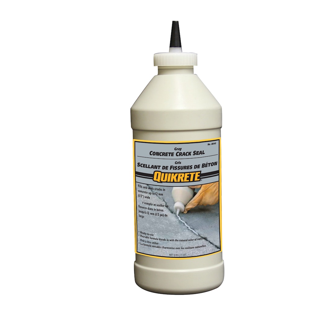 Scellant pour fissures en béton gris, 946 ml