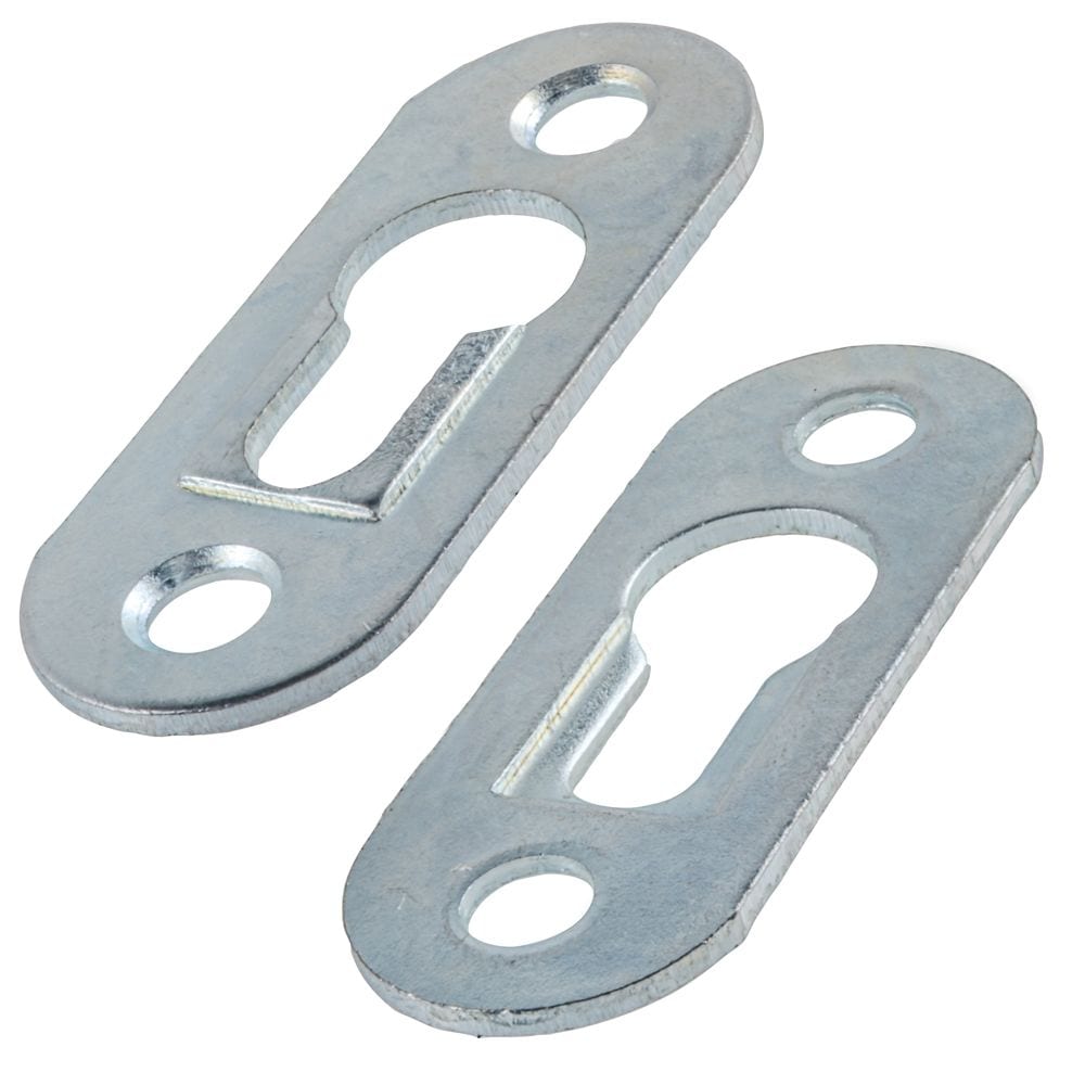 Support de suspension à trou de serrure simple zingué