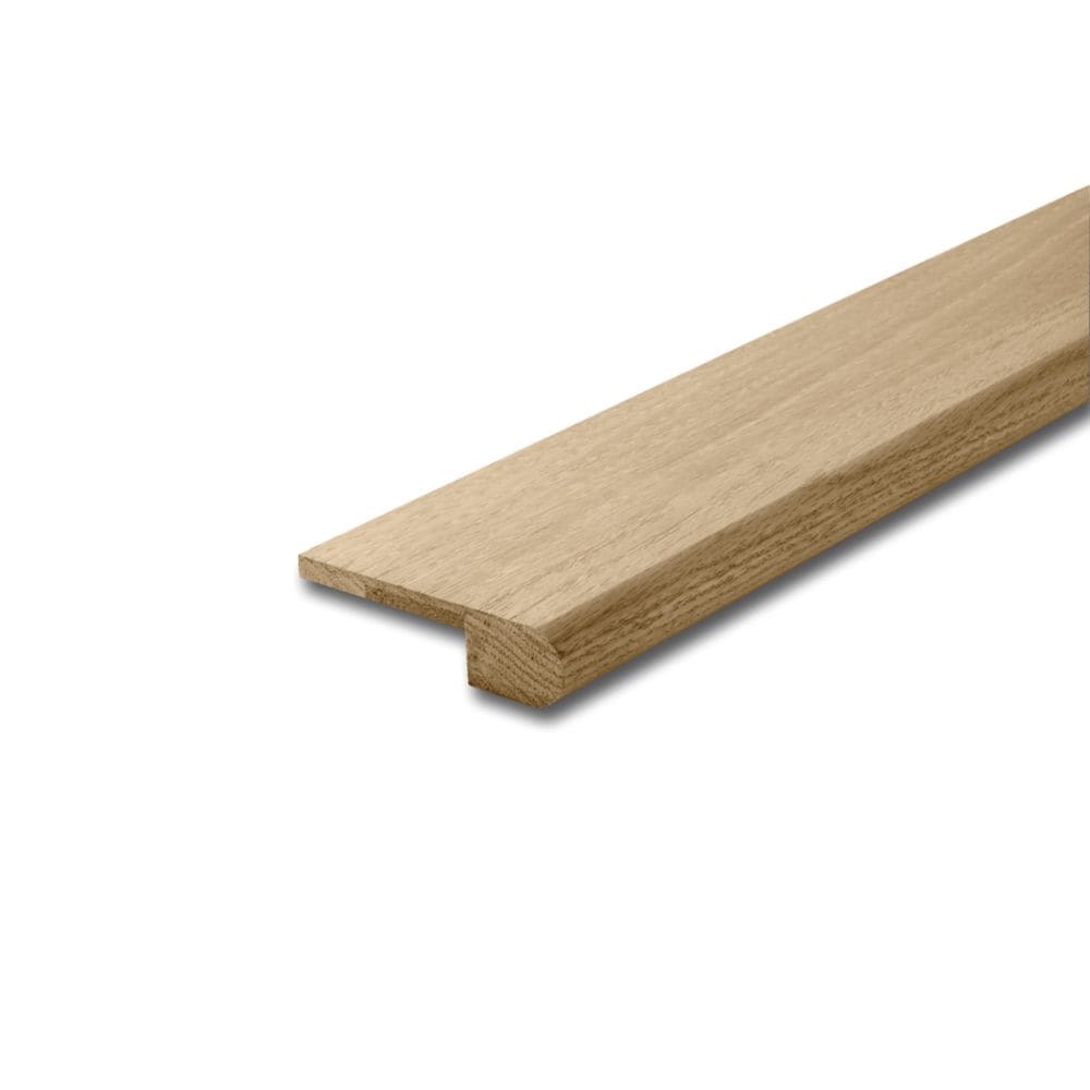 Nez de marche en chêne brut de 1 1/16 po x 4 1/4 po x 5/16 po x 6 pi