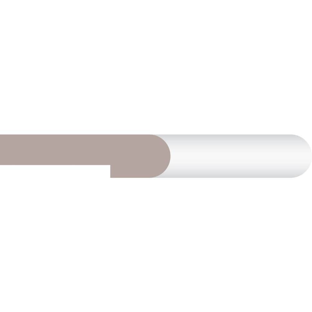 1 1/16-inch x 4 1/4-inch 3/4-inch x 4 ft. Unfinished Maple Nosing (2-4 mm Flake)