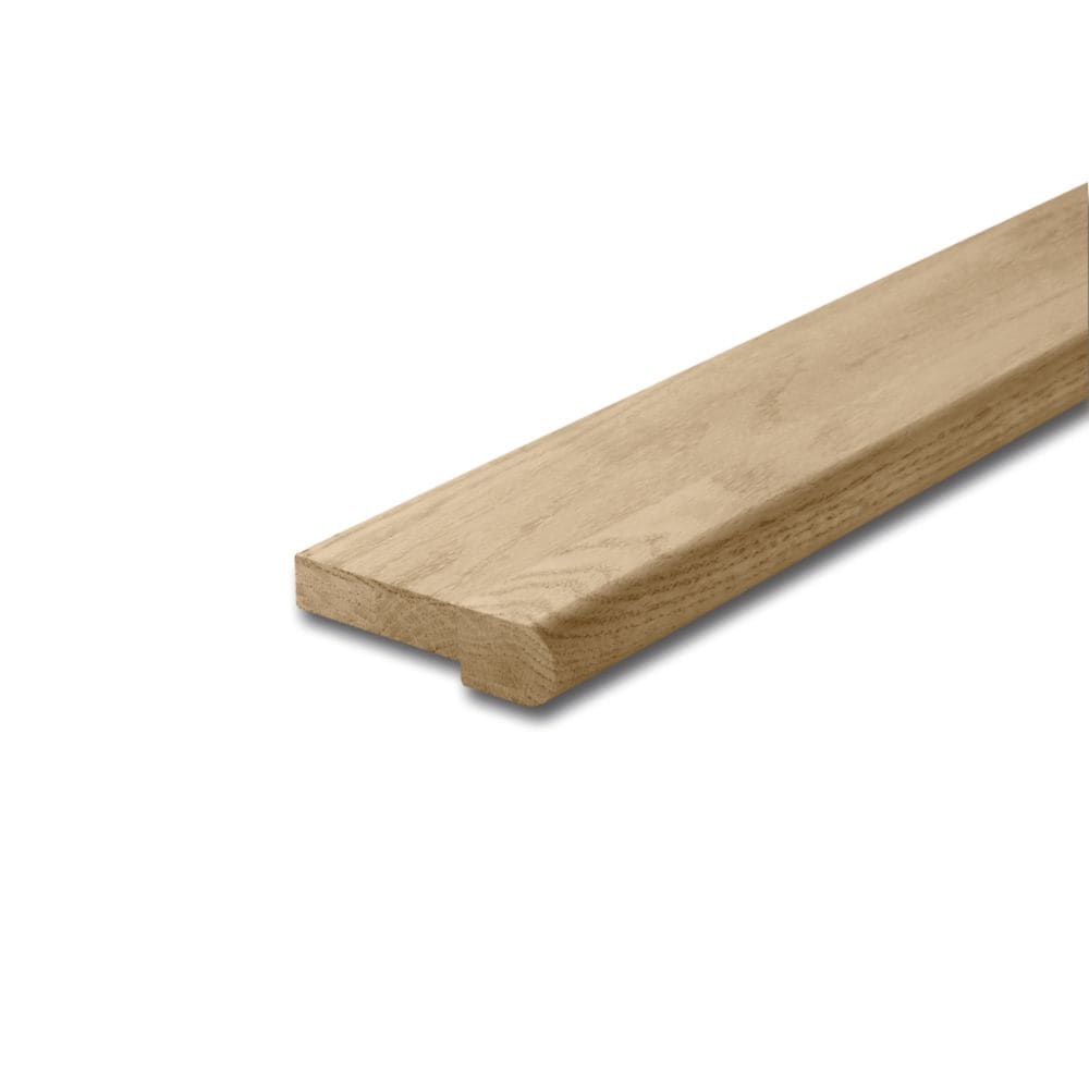 1 1/16-inch x 4 1/4-inch x 3/4-inch x 4 ft. Unfinished Oak Nosing (2-4 mm Flake)