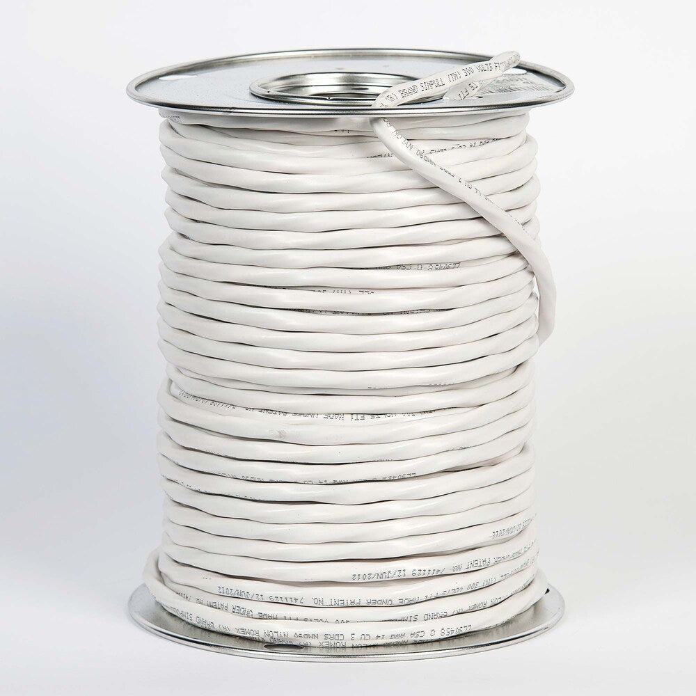14/3 NMD90 75M Romex SIMpull Electrical Wire - White