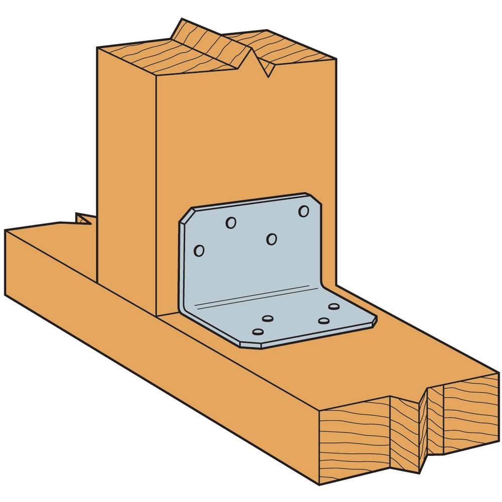 Angle galvanisé ZMAX de 2 po x 1-1/2 po x 2-3/4 po
