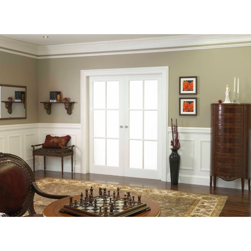 Moulure de panneau en tilleul de 3/8 po x 1 1/4 po x 8 pi