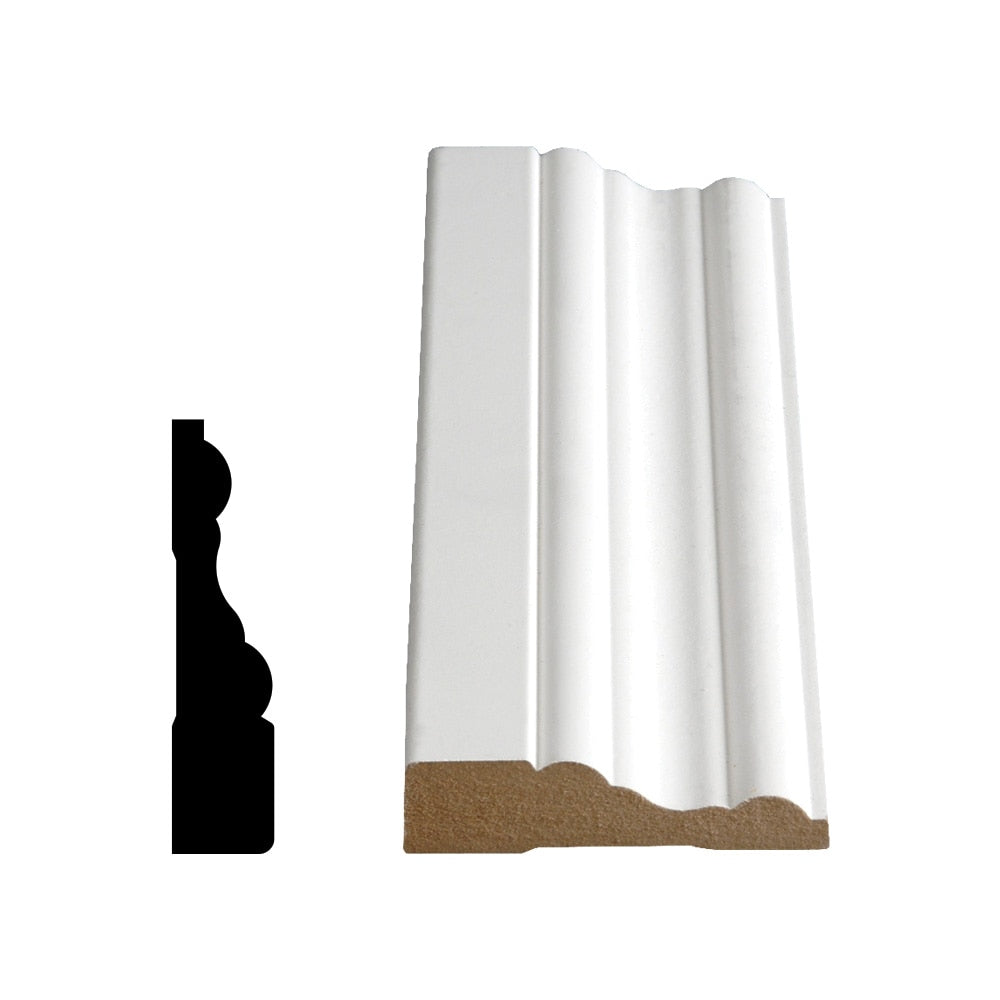 3/4-inch x 3-inch x 96-inch Colonial LDF Primed Fibreboard Casing