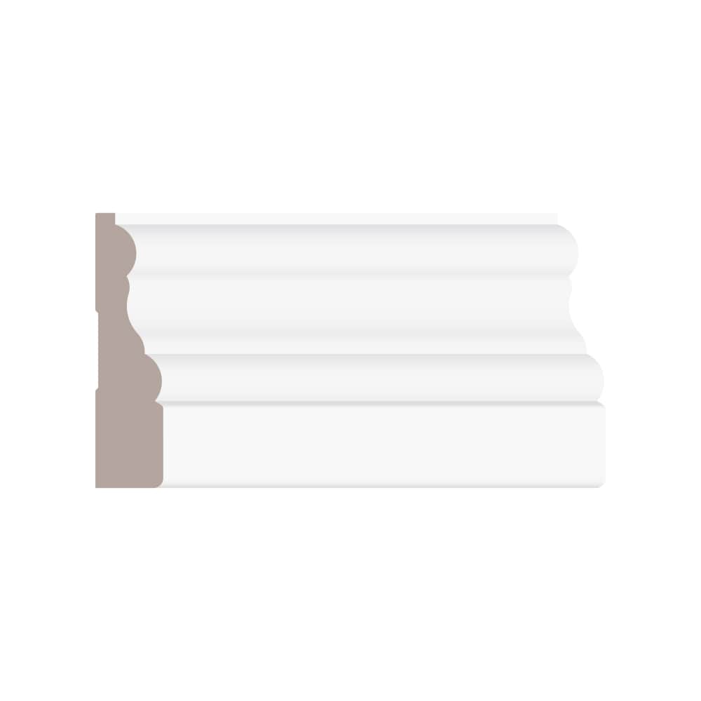 3/4-inch x 3-inch x 96-inch Colonial LDF Primed Fibreboard Casing
