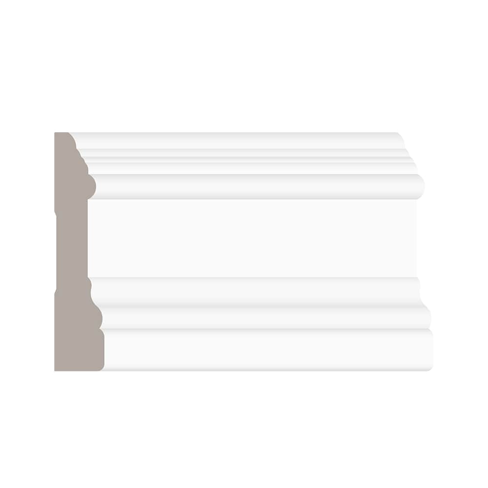 3/4-inch 3 1/2-inch Colonial LDF Primed Fibreboard Casing