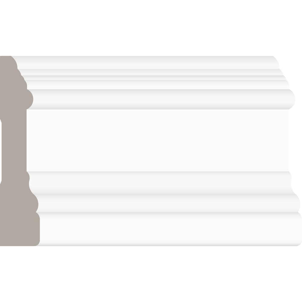 3/4-inch 3 1/2-inch Colonial LDF Primed Fibreboard Casing