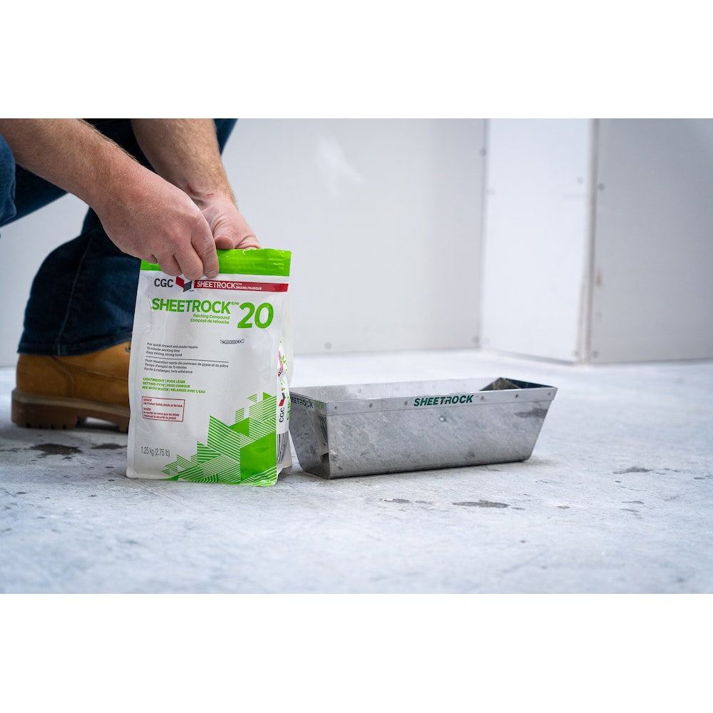 Pièce de réparation pour cloisons sèches, 6 po x 6 po