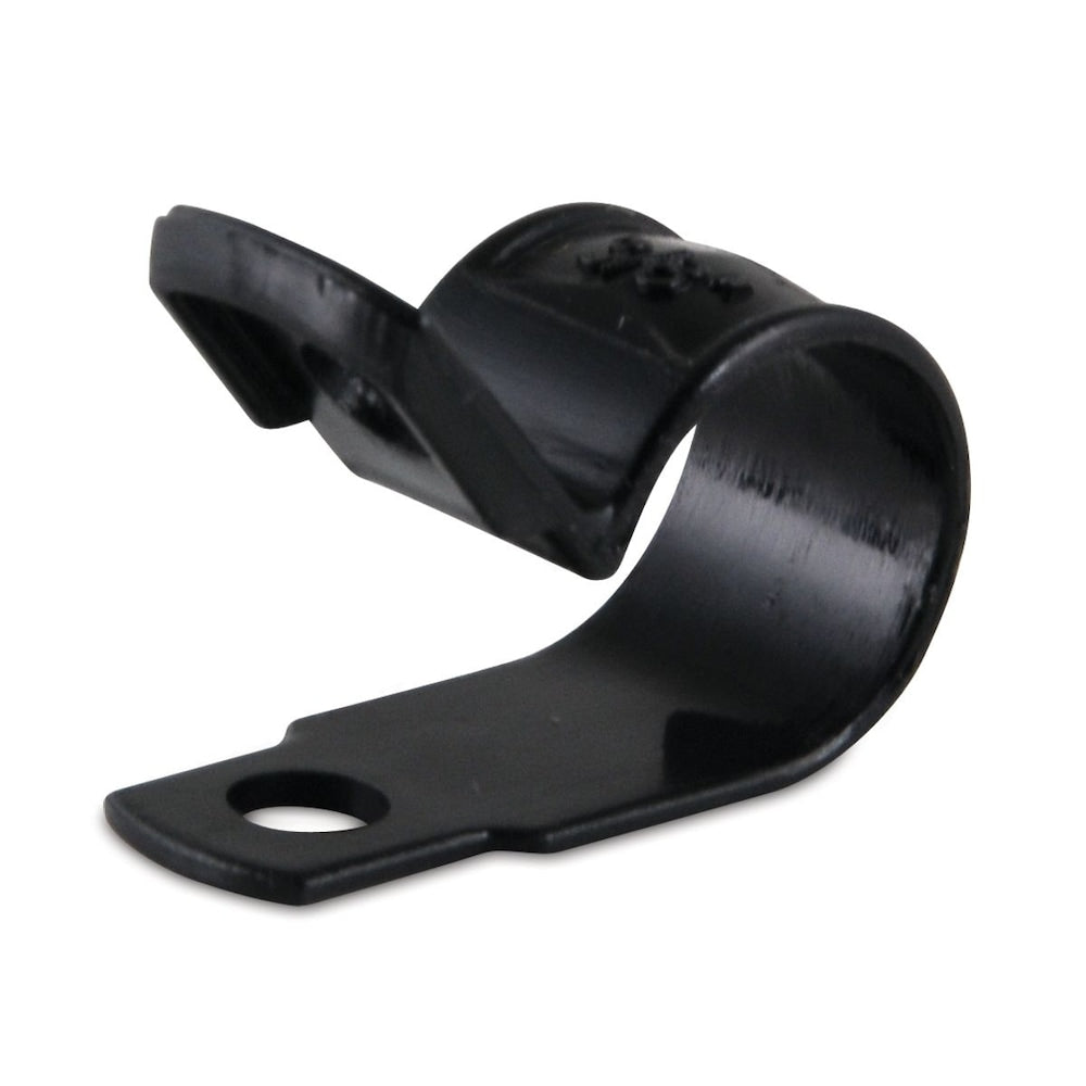 Serre-câbles en plastique à 1 trou de 3/8 po, noir (paquet de 15)
