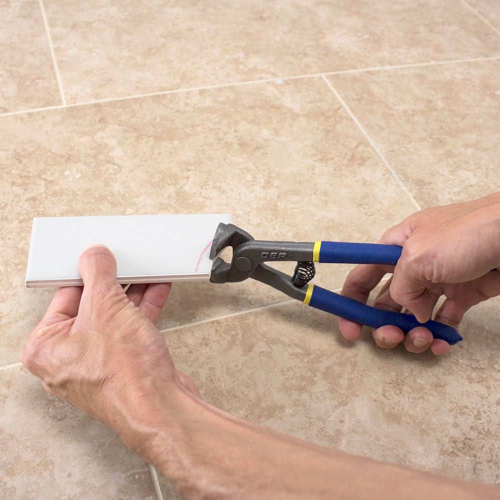8 in. Rustproof Steel Tile Nipper for Tile up to 1/4 in. Thick