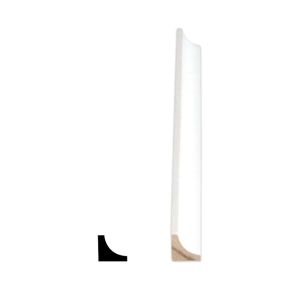 11/16 In. x 11/16 In. Primed Finger Jointed Pine Cove (Price per linear foot)