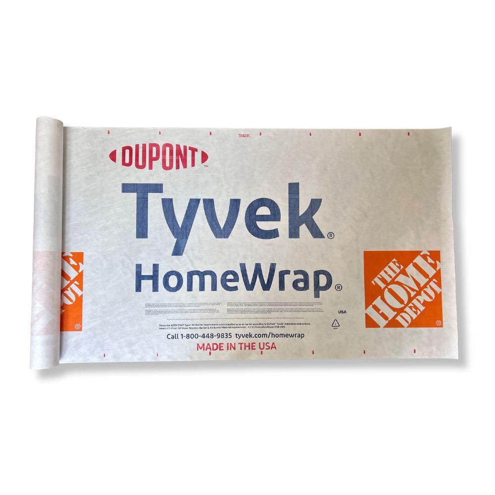 10 ft. x 100 ft. HomeWrap Housewrap (1000 Sq.Ft)
