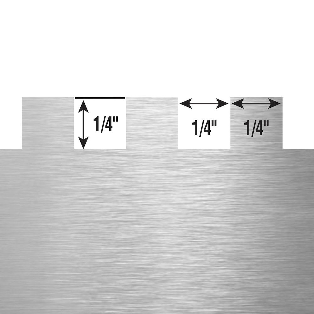 1/4 in. x 1/4 in. x 1/4 in. Square-Notch Economy Flooring Trowel