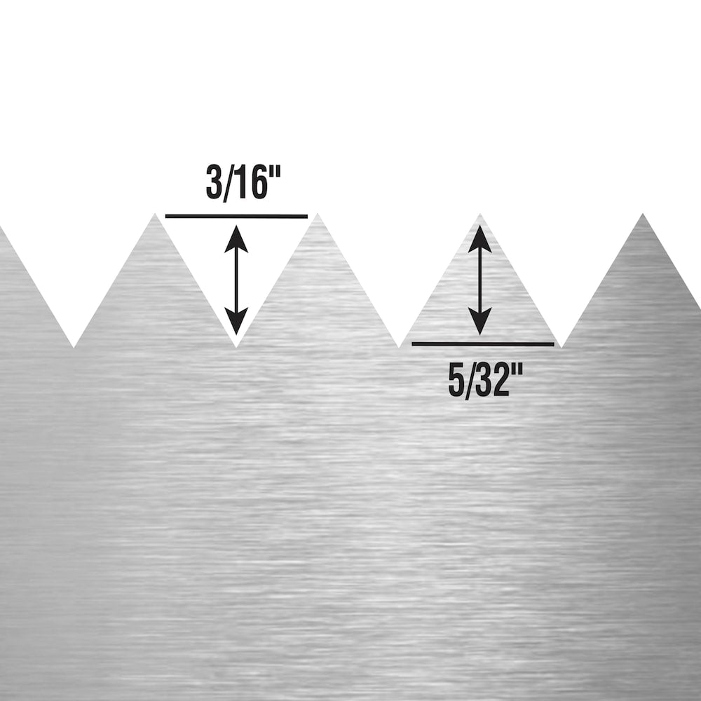 3/16 in. x 5/32 in. V-Notch Economy Flooring Trowel