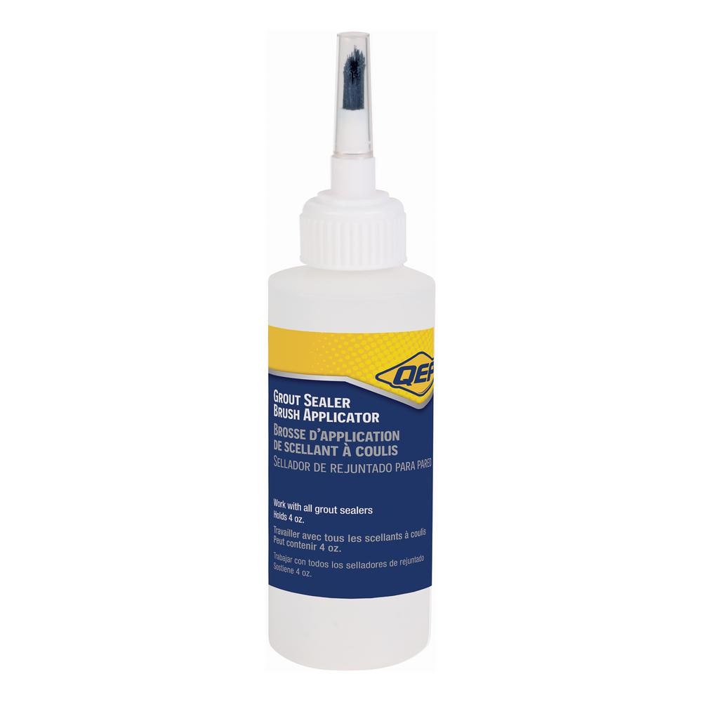 Bouteille applicatrice de scellant à coulis de 4 oz avec brosse pour murs