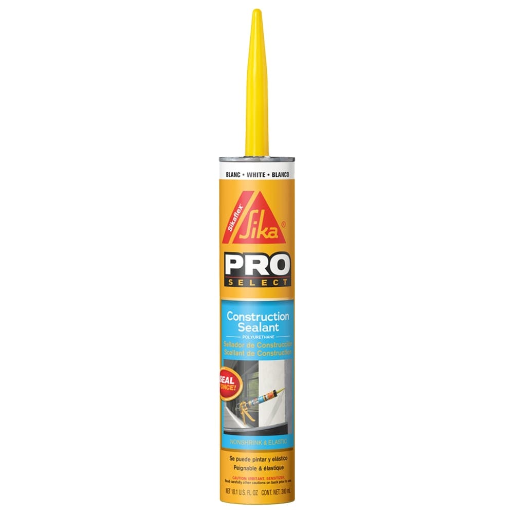 Sikaflex Construction Sealant, 300 mL, All-Purpose, Non-Sag Elastic Sealant, White