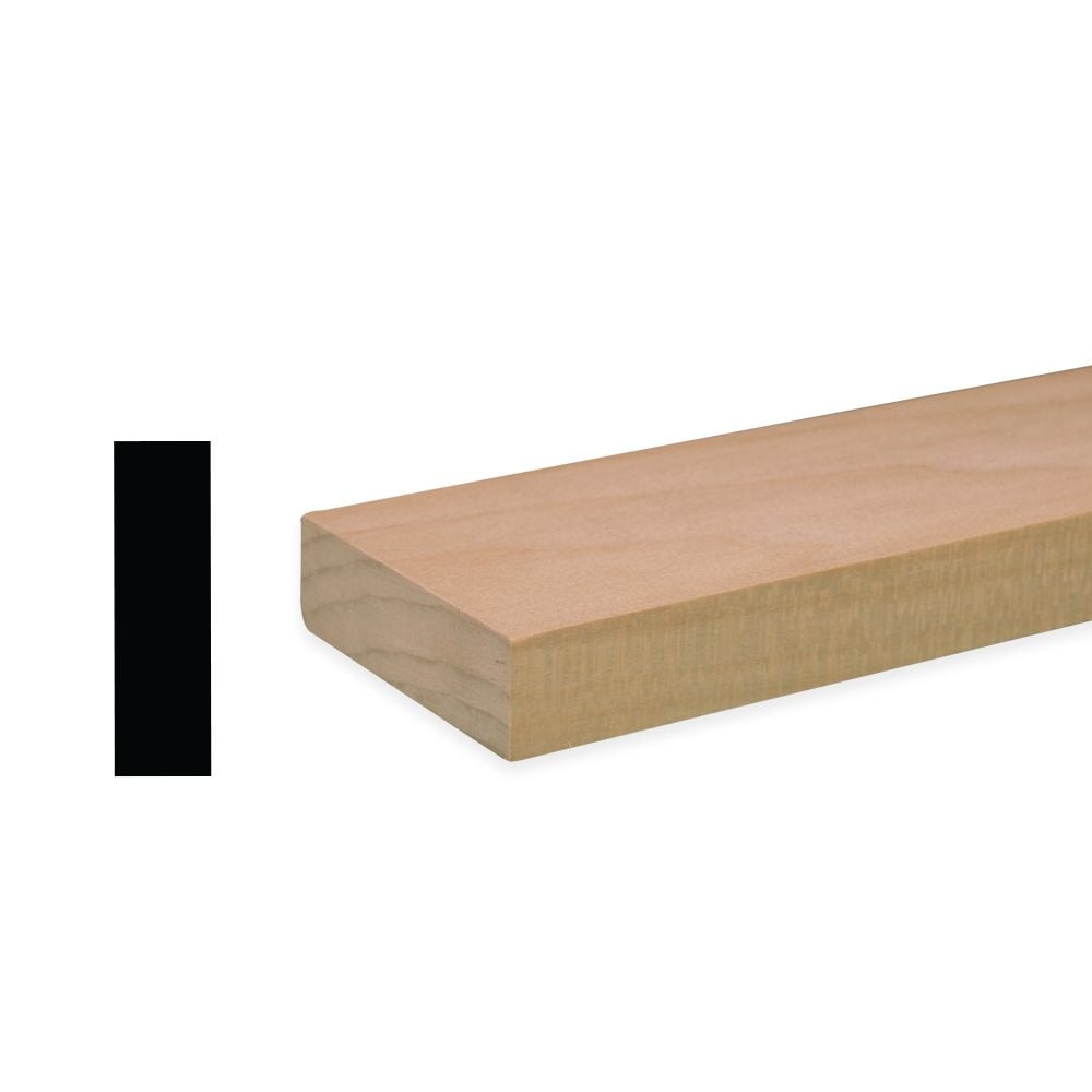 1-inch x 3-inch x 8 Feet Poplar Hardwood Hobby Board S4S