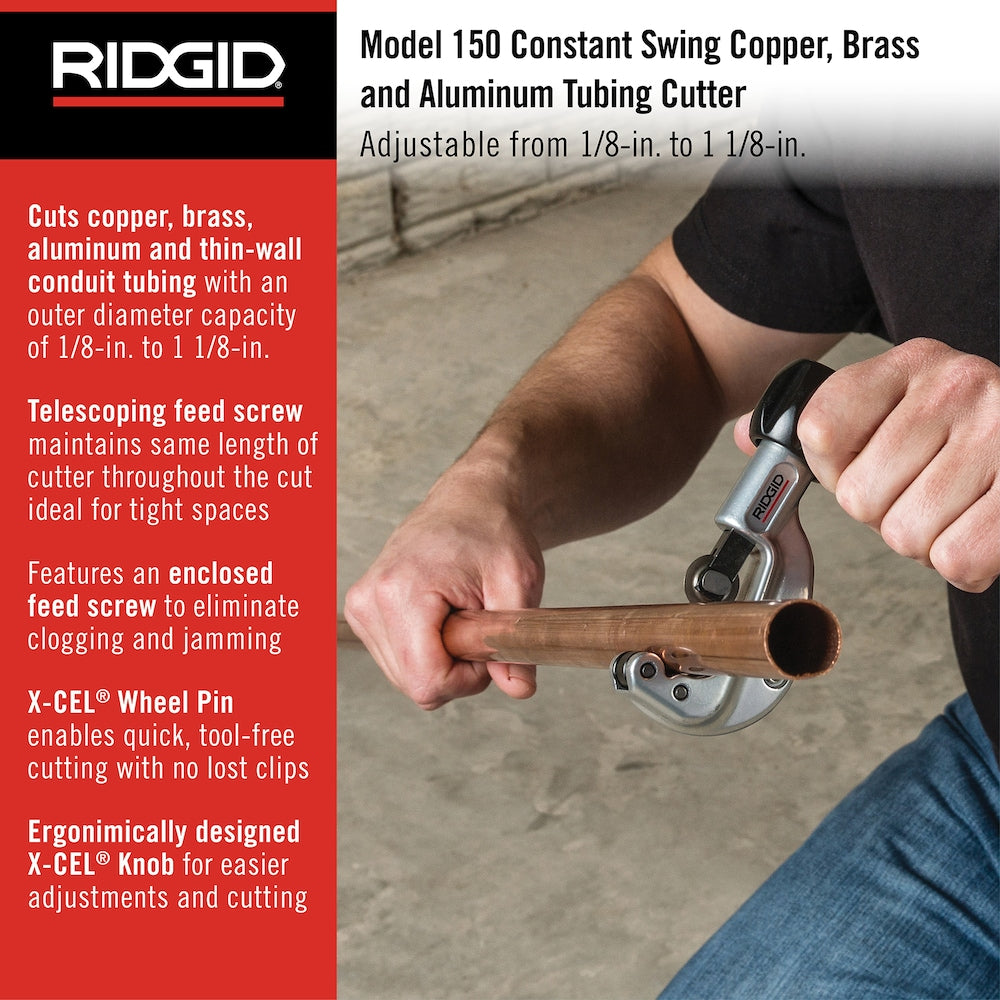 No. 150 Tubing Cutter 1/8 In. - 1 1/8 In.