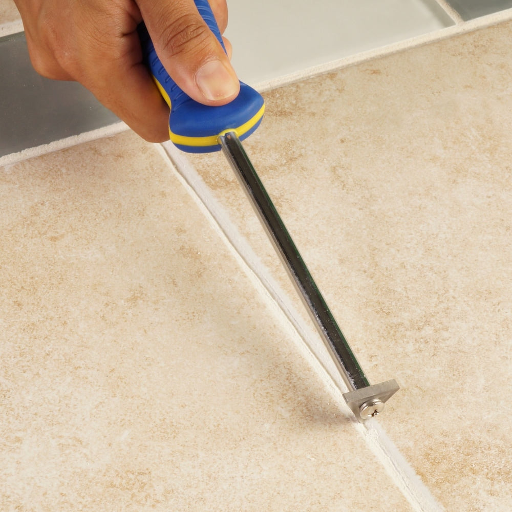 Grout Removal Tool with 3 Durable Carbide Tips