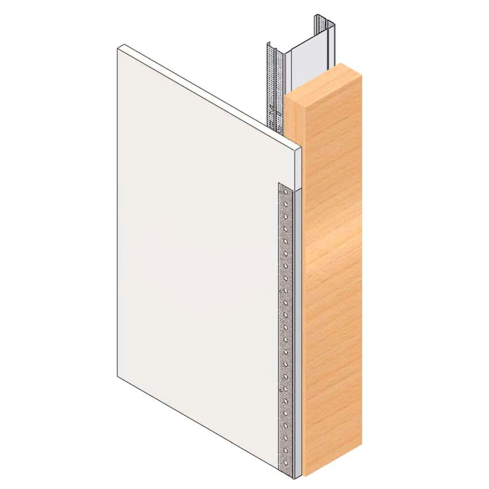 Moulure en métal pour cloison sèche D200 1/2 po x 10 pi