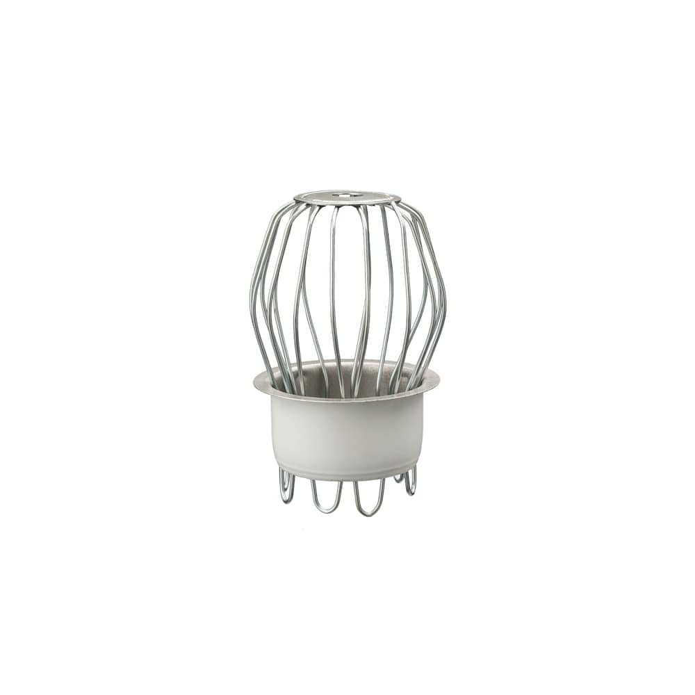 Ensemble de sortie de gouttière ronde en aluminium et de filtre à feuilles - Convient aux descentes pluviales et aux coudes de 2 po x 3 po