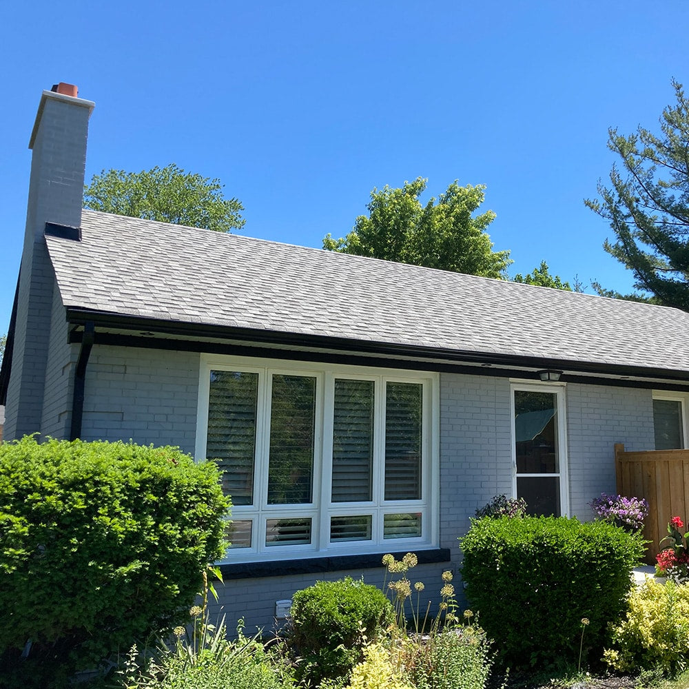 5-inch Aluminum Gutter (Eavestrough) Right End Cap in White
