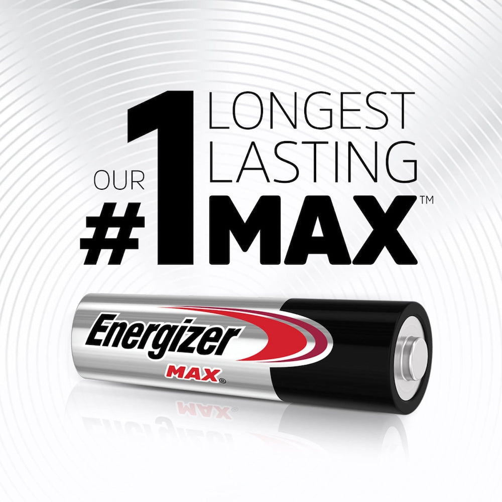 Piles Energizer MAX AA (paquet de 36), piles alcalines doubles A