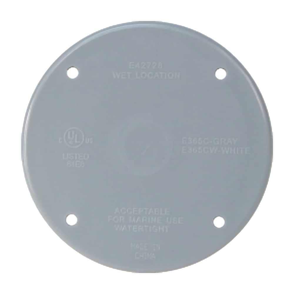 Round blank cover