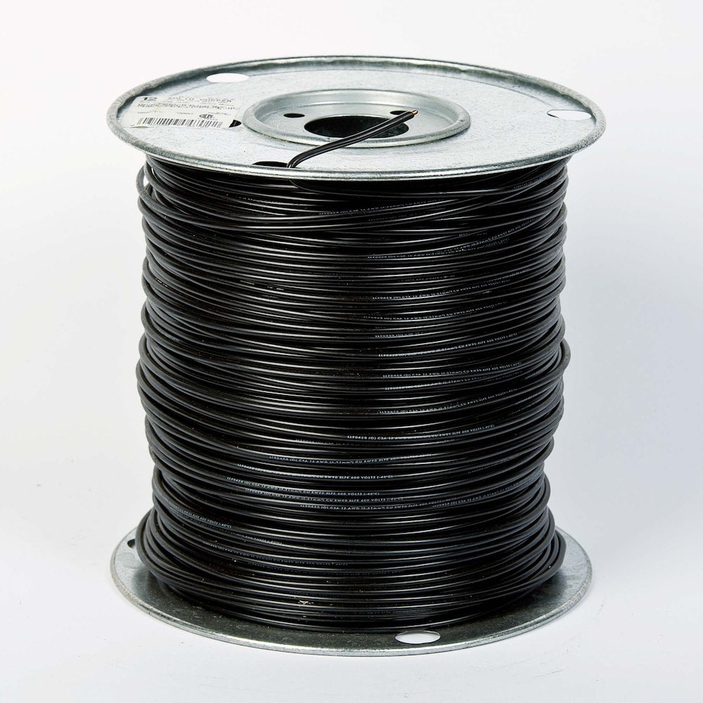 12/1 RW90 300M Electrical Wire - Black