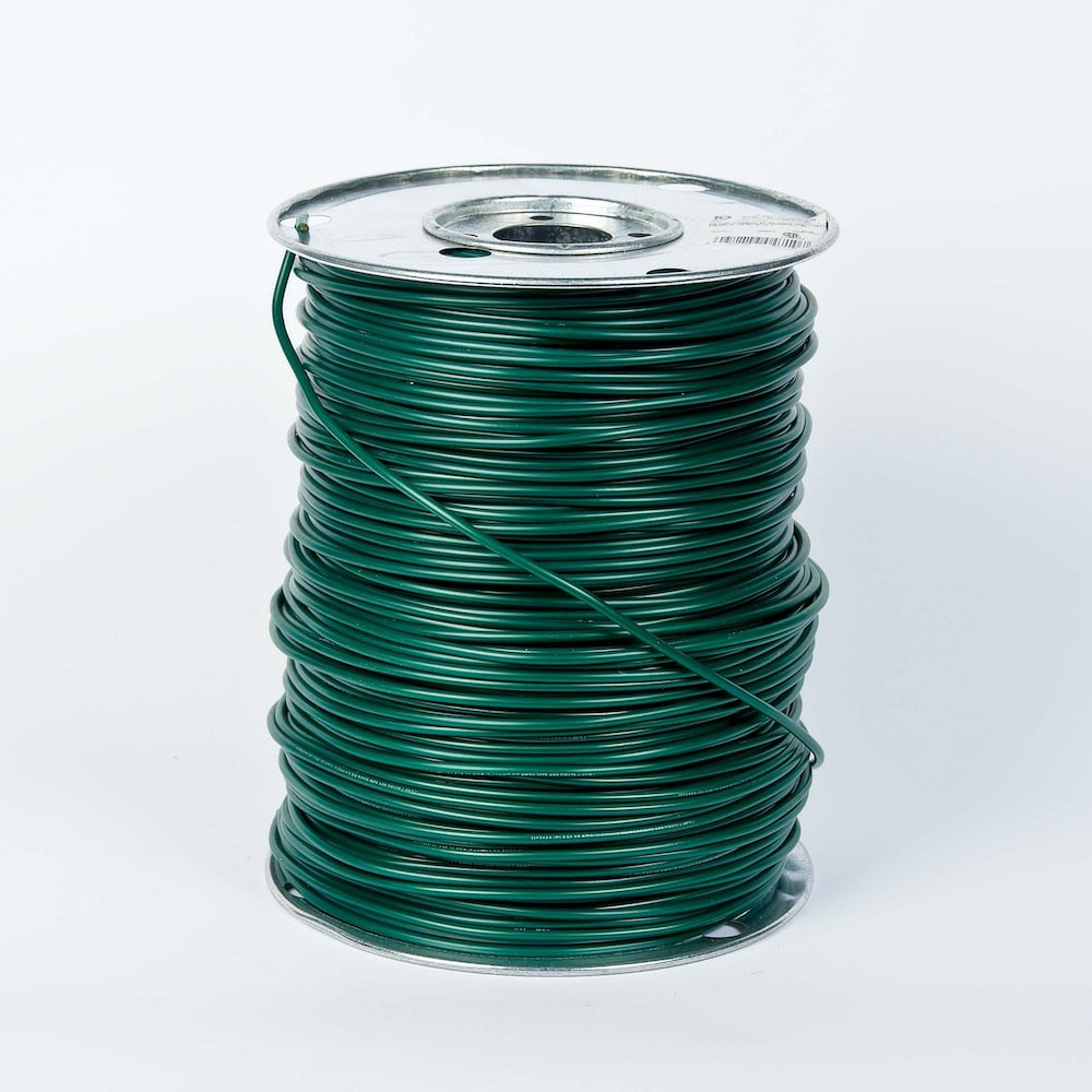 10/1 RW90 300M Electrical Wire - Green