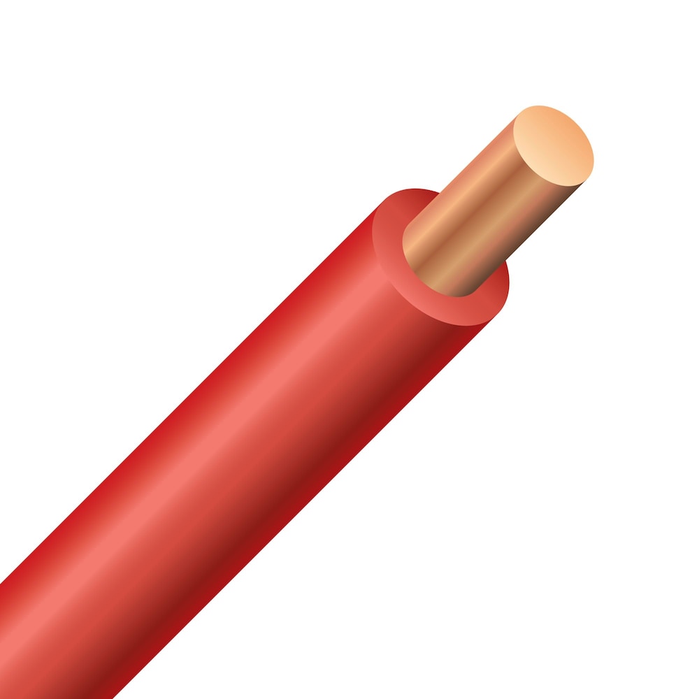 10/1 RW90 300M Electrical Wire - Red