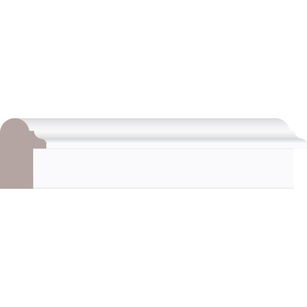 7/8-inch x 1 5/16-inch x 96-inch LDF Primed Fibreboard Back Band Moulding