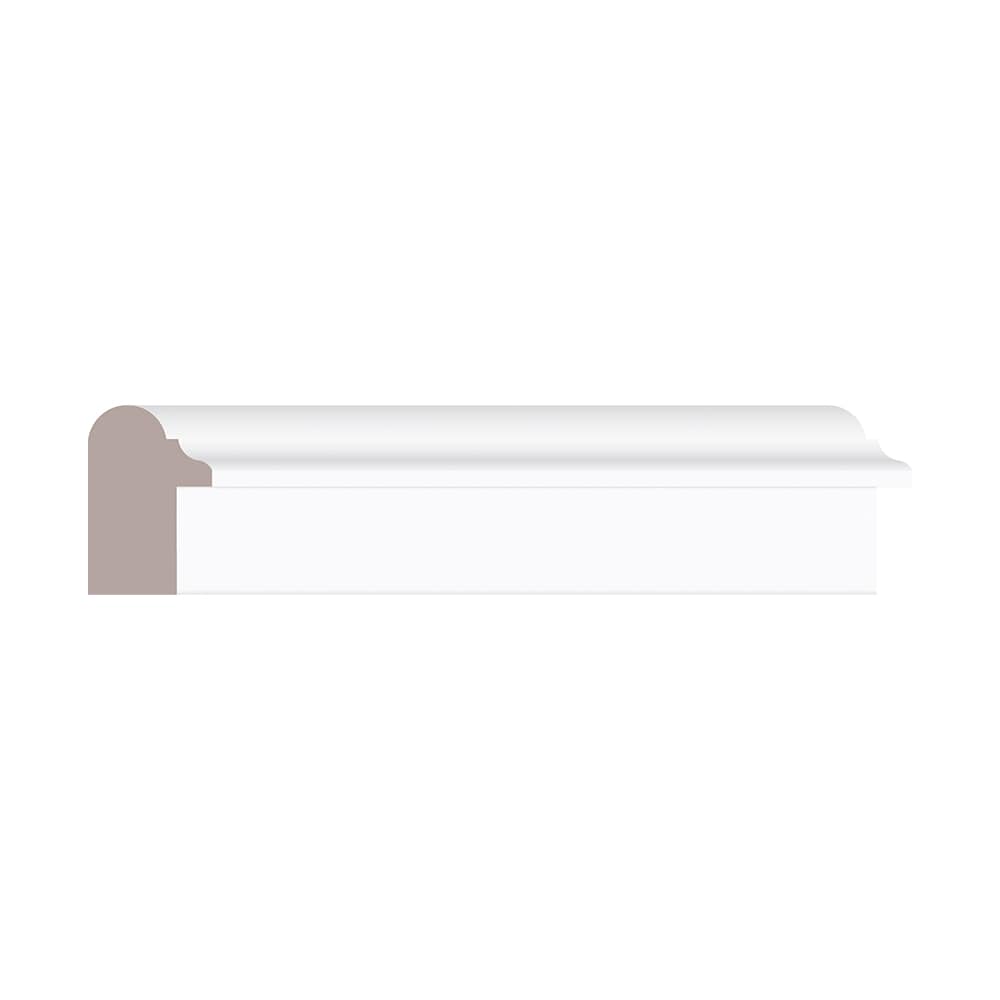 7/8-inch x 1 5/16-inch x 96-inch LDF Primed Fibreboard Back Band Moulding