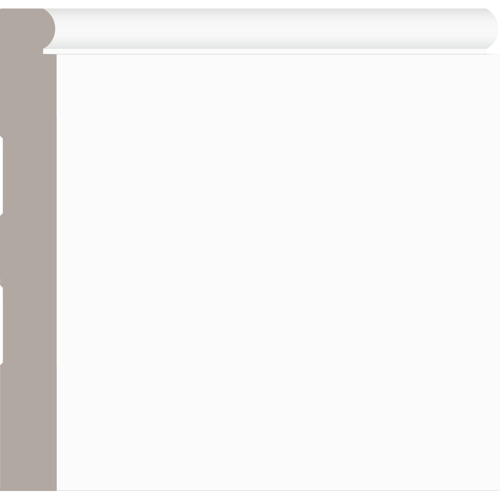 Moulure de plinthe apprêtée LDF 5/8 po x 5 1/4 po x 96 po