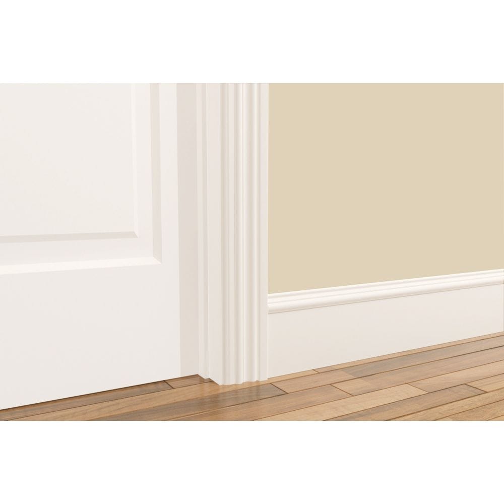 3/4-inch x 1 3/8-inch x 96-inch LDF Primed  Base Cap Moulding