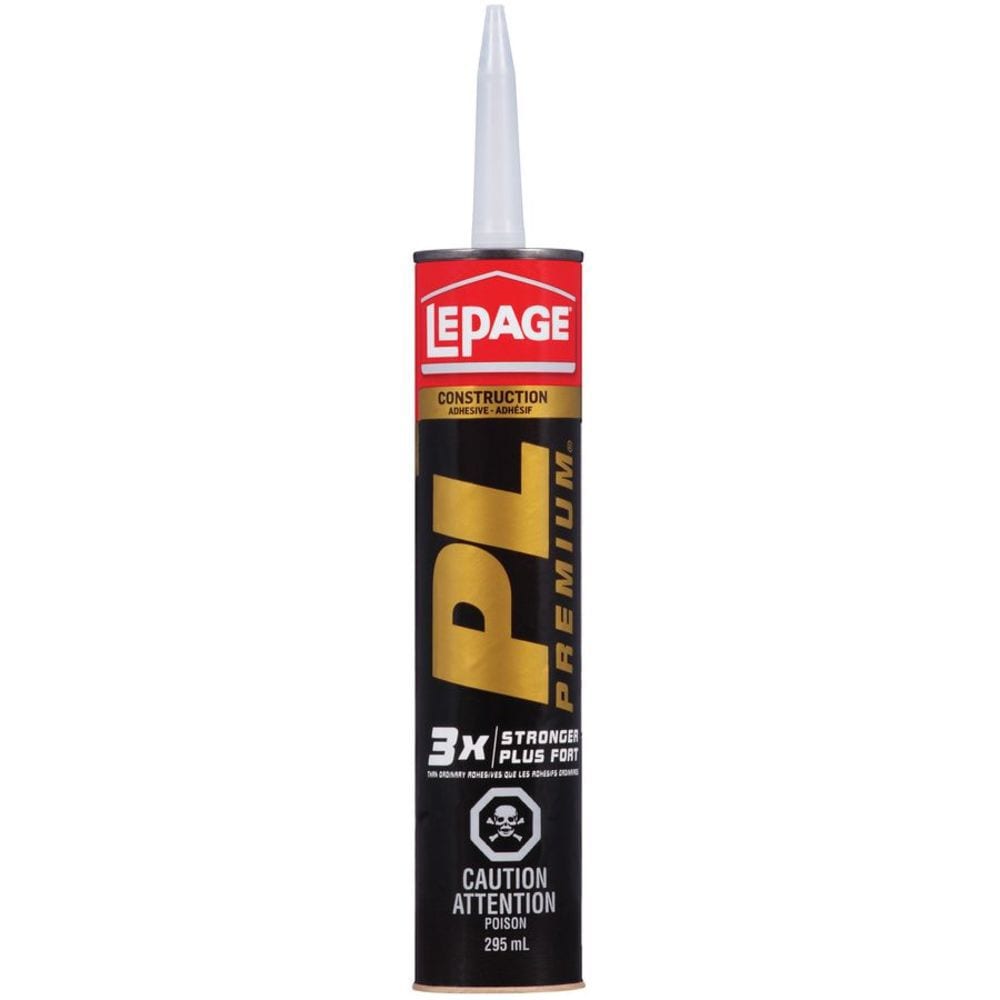PL Premium Polyurethane Construction Adhesive, Interior/Exterior, Waterproof, 295 ml