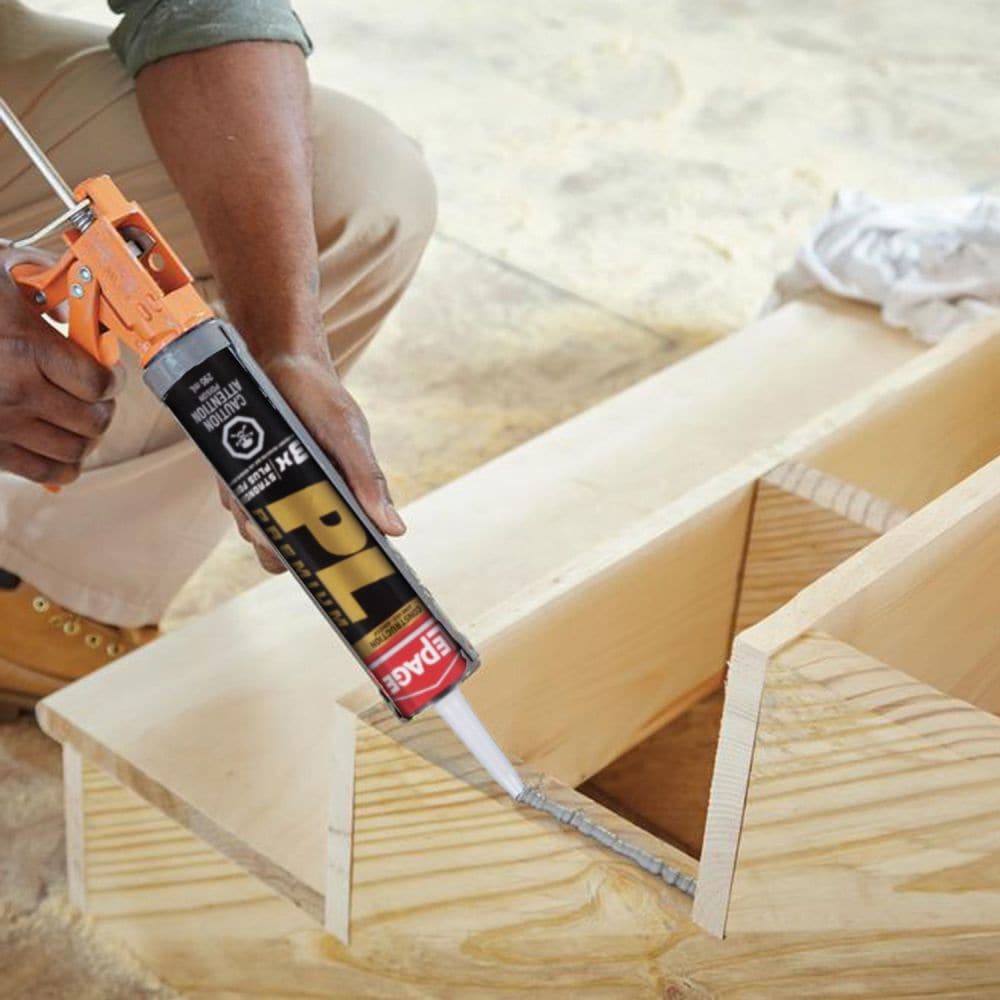 PL Premium Polyurethane Construction Adhesive, Interior/Exterior, Waterproof, 295 ml