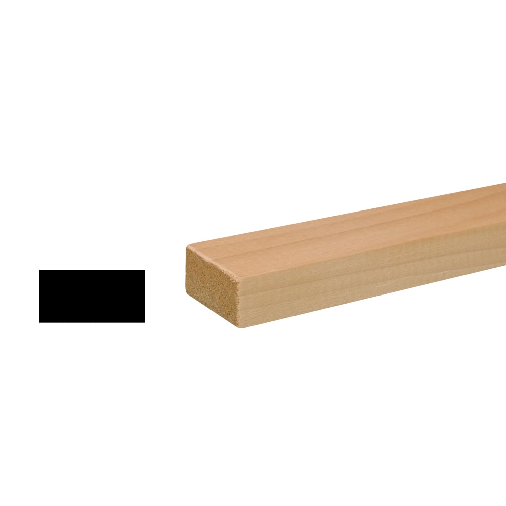 1-inch x 2-inch x 2 Feet Poplar Hardwood Hobby Board S4S