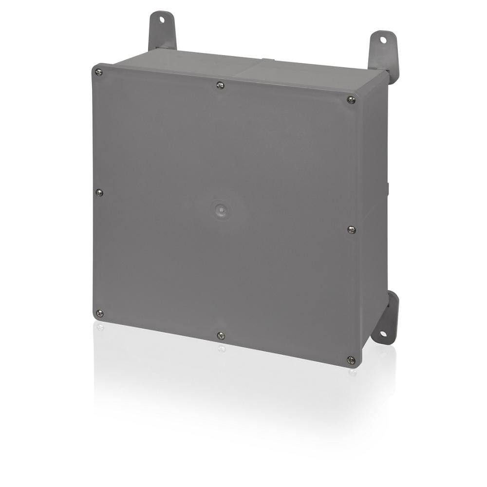 8 x 8 x 4 D. 256 cu in. Weatherproof Nonmetallic Junction Box