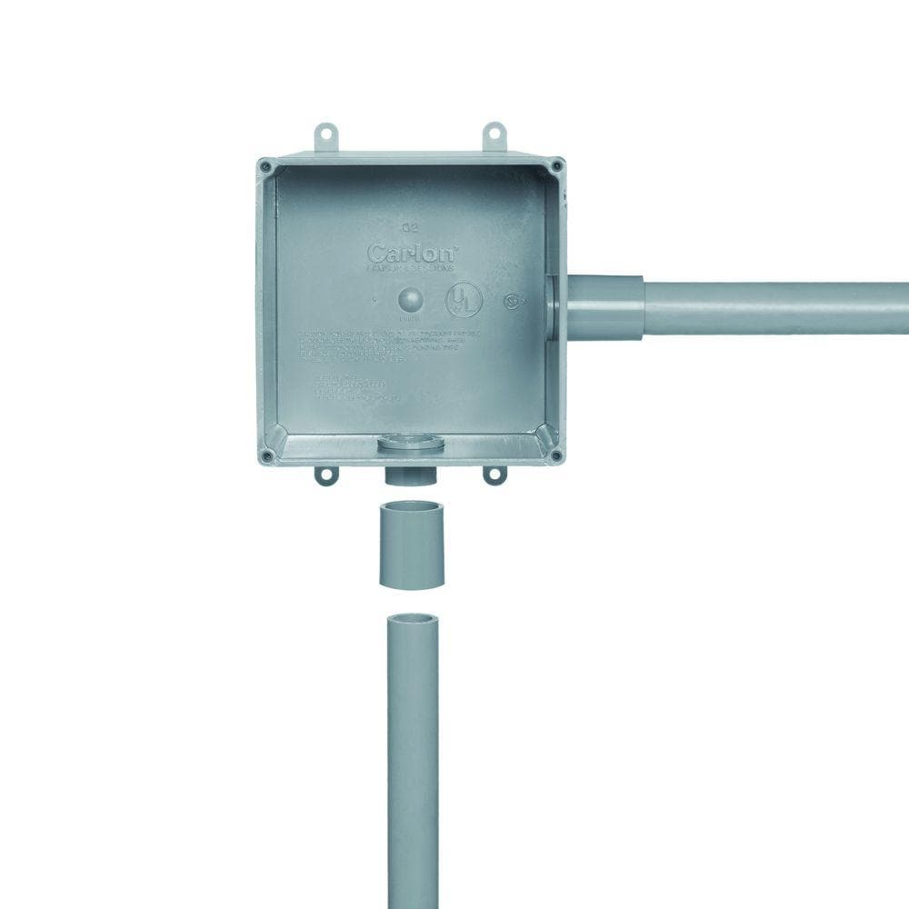 4 x 4 x 2 D. 4 cu in. Weatherproof Plastic Junction Box