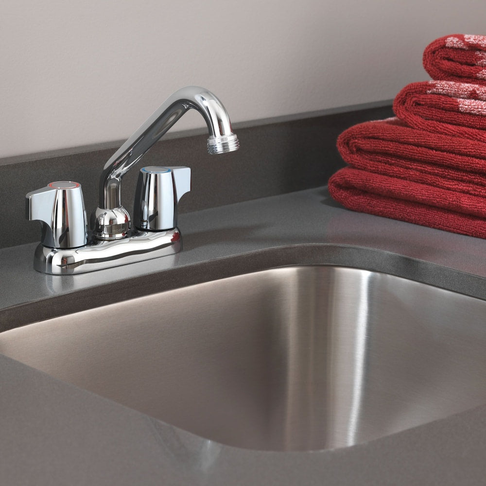 Manor 2-Handle Laundry Faucet in Chrome
