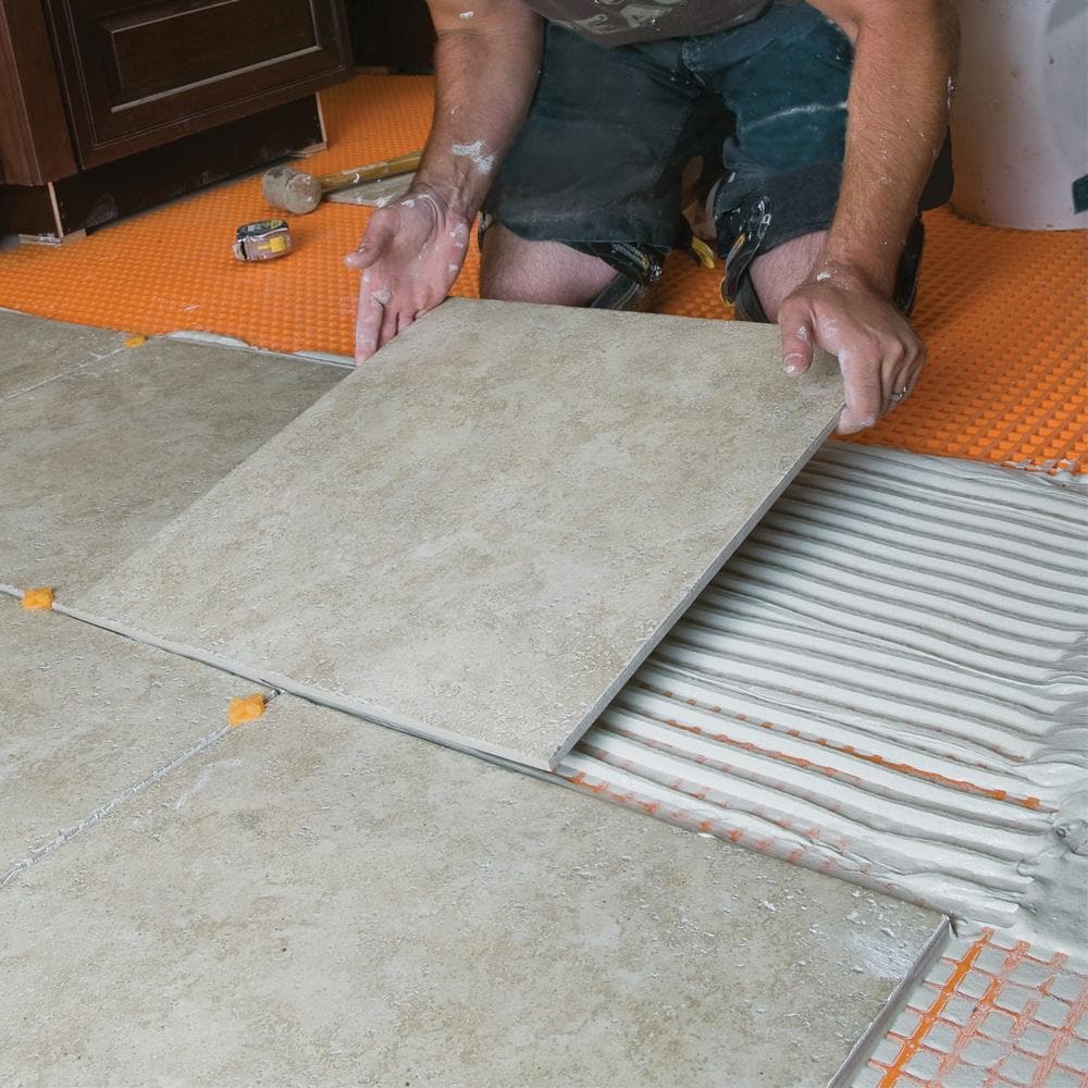 Membrane de désolidarisation pour carrelage Ditra 3 pi 3 po x 45 pi 9 po (150 pi²/rouleau)