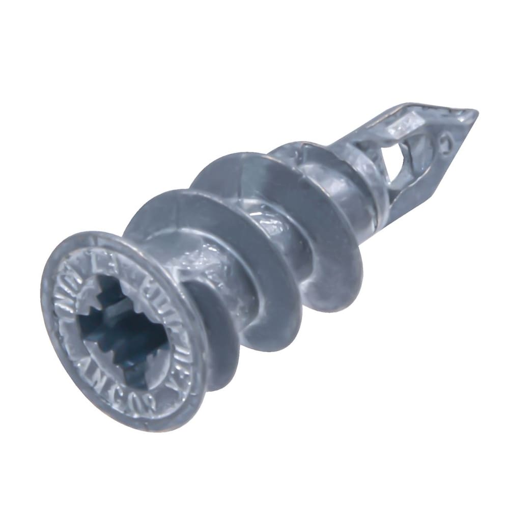 Mini Stud Solver #6 Self-Drilling Zinc Drywall Anchor, Light Duty - 20pcs