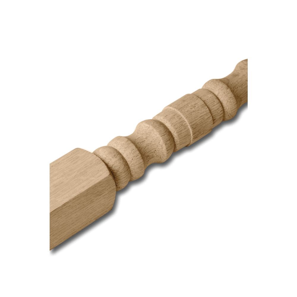 1 1/4-inch x 1 1/4-inch x 32-inch Oak Square Top Colonial Baluster