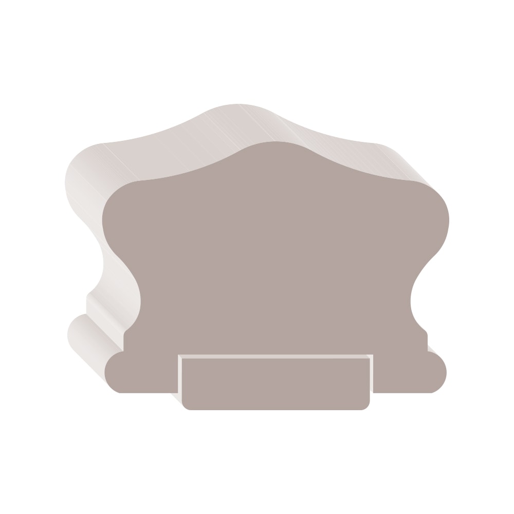 1 5/8-inch x 2 1/4-inch x 8 ft. Unfinished Paint Grade Handrail & Fillet