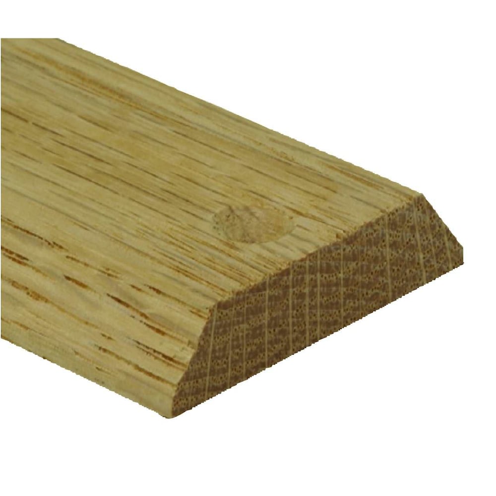 Red Oak Equalizer/Binder Bar Floor Moulding, Natural - 3/16in/1-1/2 Inch