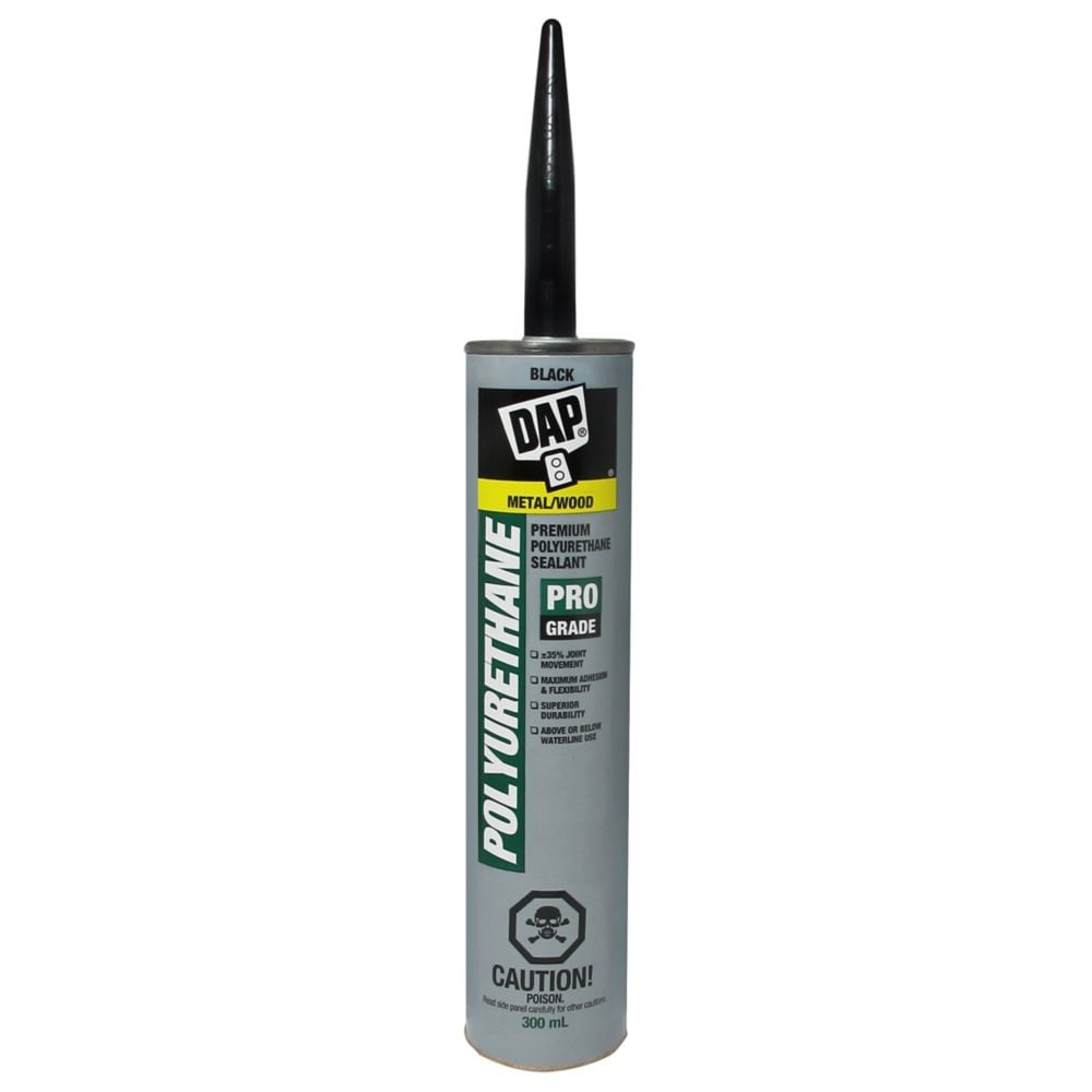 POLYURETHANE Premium Construction Adhesive Sealant Black 300 mL