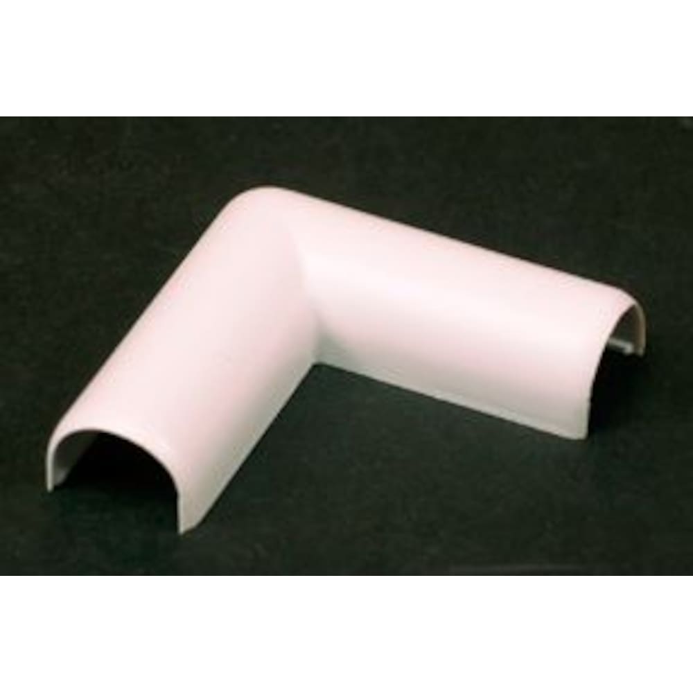 Coude plat CordMate en plastique blanc