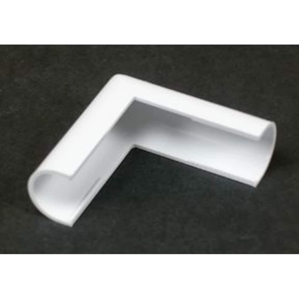 Coude extérieur CordMate en plastique blanc